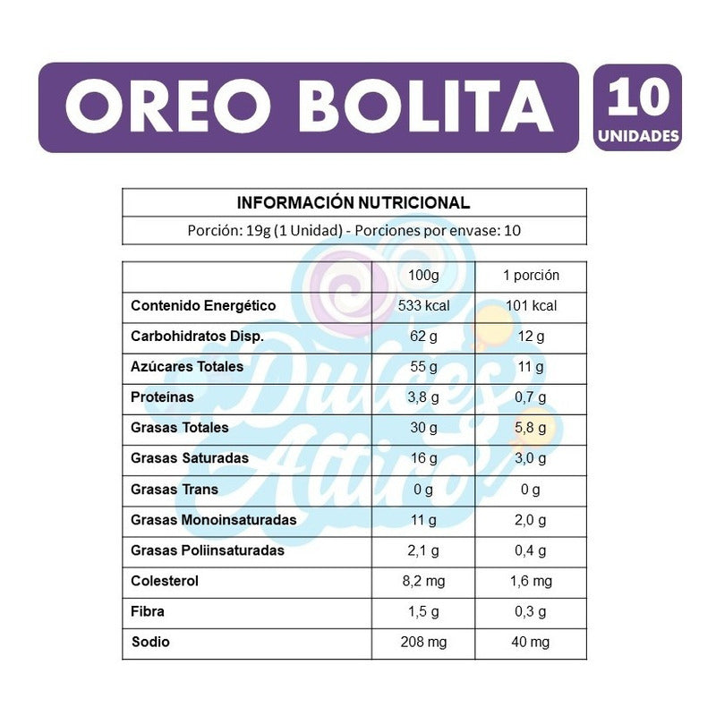 Bombón Chocolate Oreo Bolita, Milka (bolsa Con 10 Unidades).