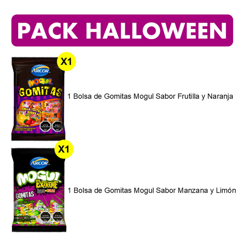Dulces Halloween - Especial Para Regalar Pack Mogul Gomitas
