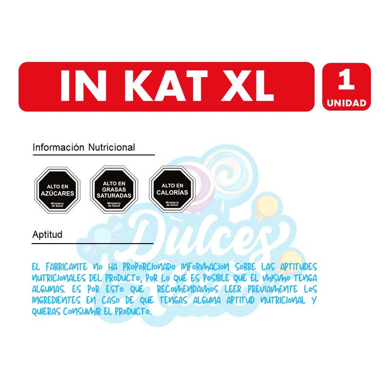 Barra De Chocolate Inkat Xl, De Calaf - Tableta De 90 Gramos