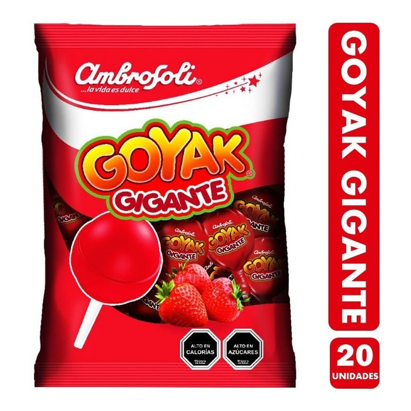 Dulce Coyacs De Ambrosoli, Sabor A Fresa - (bolsa Con 20un).