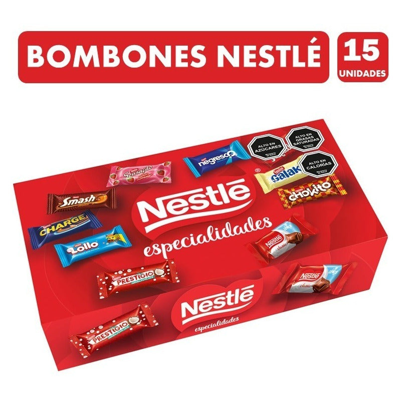 Bombones De Chocolate Surtidos, De Nestlé - Caja Con 15 Uni.