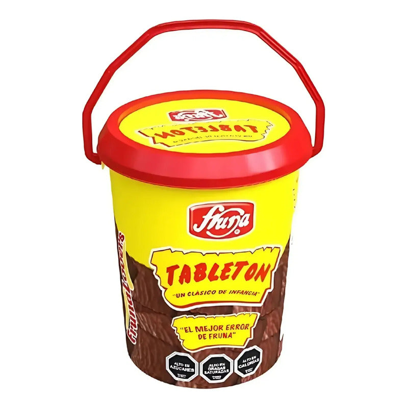 Balde De Galletas Tabletones Sabor Chocolate - Fruna 1.3 Kg