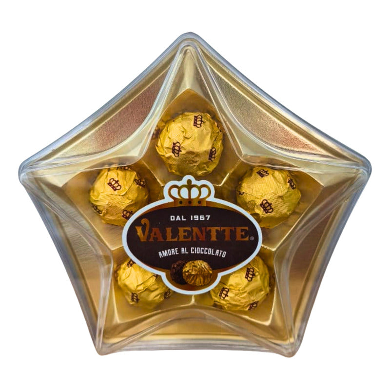 Bombones Valentte Para Regalo - Caja Diseño Estrella Navidad
