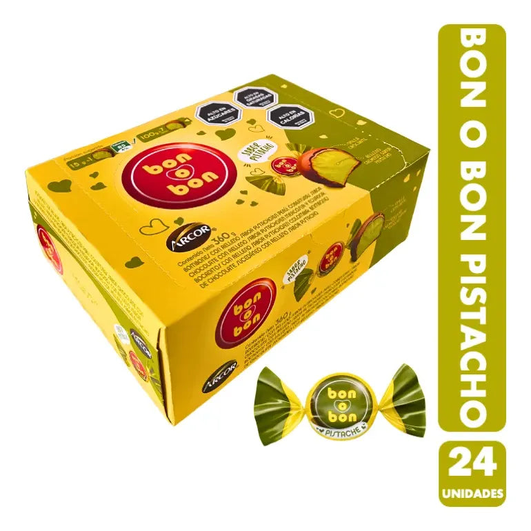 Bon O Bon Sabor Pistacho -bombones Rellenos Edición Limitada