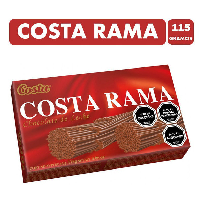 Costa Rama - Chocolate De Leche - Caja Roja (caja Con 115gr)
