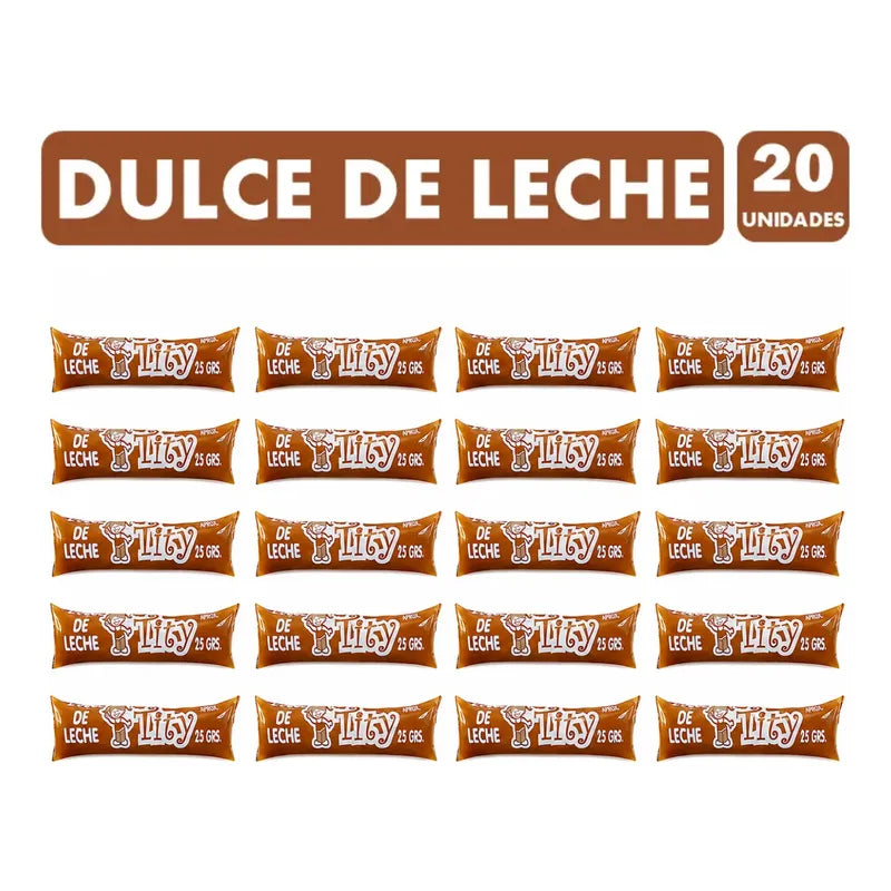 Manjar Tity Dulce De Leche Mini - Malla Con 20 Unidades