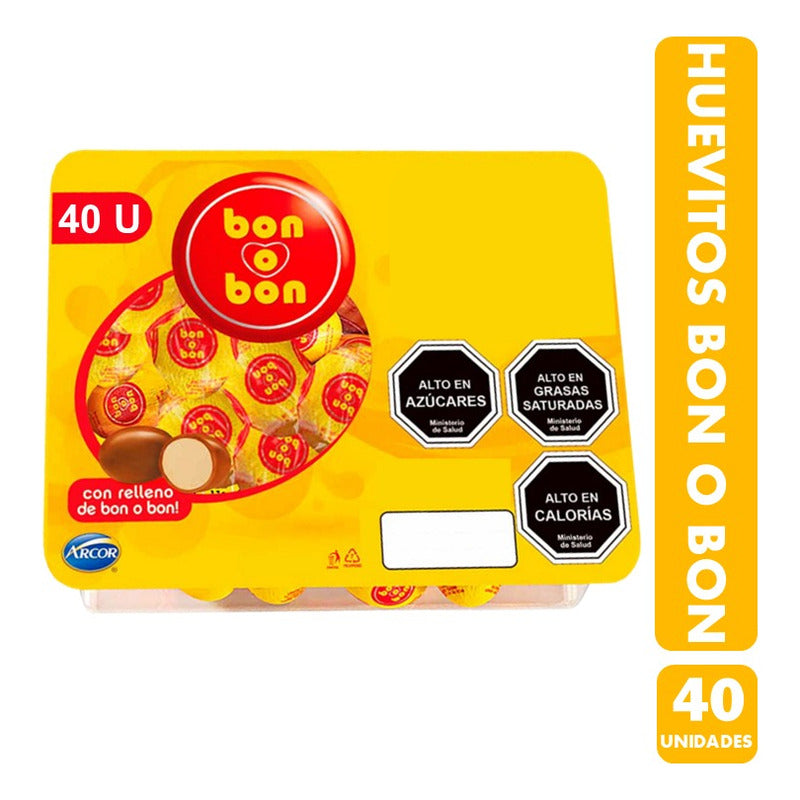 Huevitos De Pascua - Huevos Rellenos Bon O Bon De Arcor(40u)