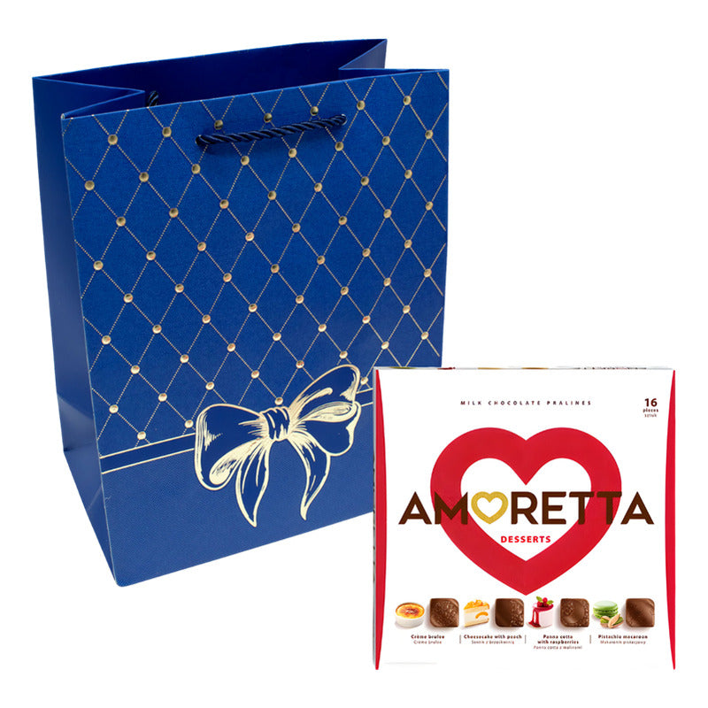 Bombones Amoretta Desserts (caja Roja) + Bolsa De Regalo