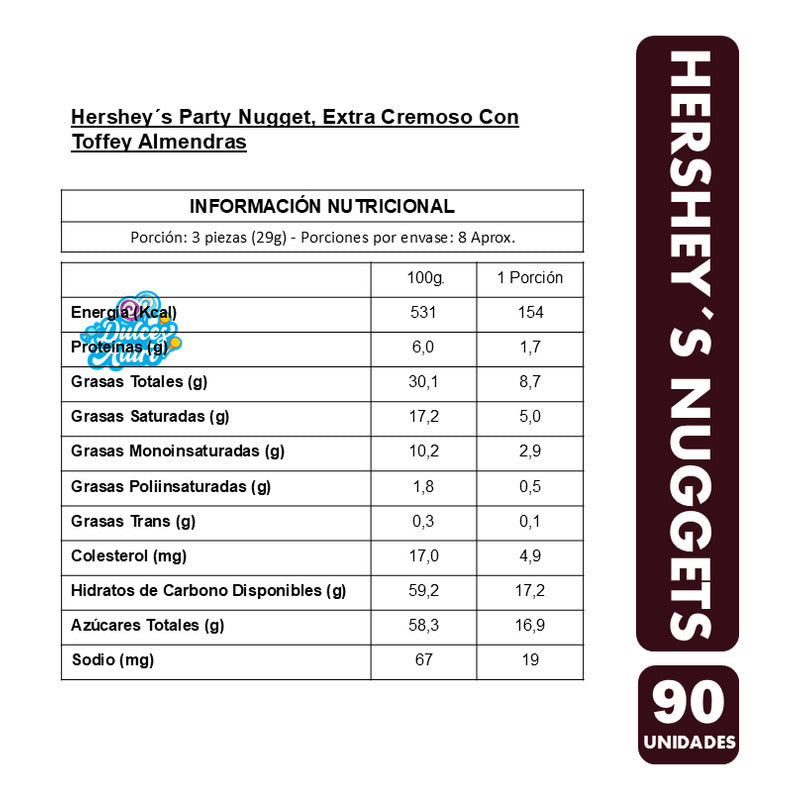 Bombones De Chocolate Premium De Hershey's (90 Uni Aprox)