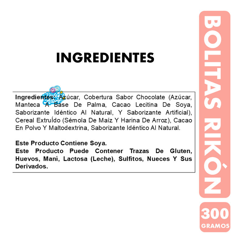 Cholito De Chocolate Tipo Huevitos -rikón (bolsa 300 Gramos)