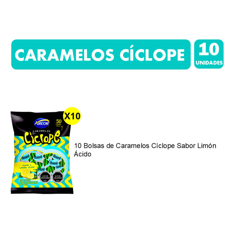 Dulces Para Halloween - Caramelos Cíclope (pack 10 Unidades)