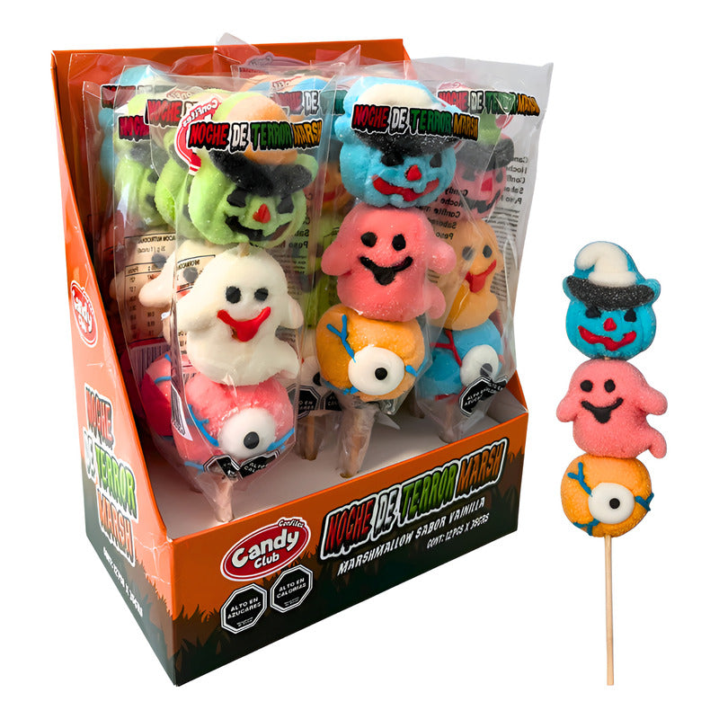 Dulces De Halloween -malvaviscos Noche De Terror Marsh (12u)
