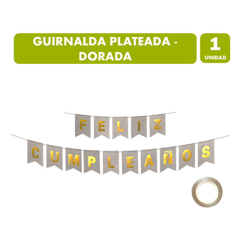 Pack Cumpleaños Color Verde - Adornos Accesorios Decoración
