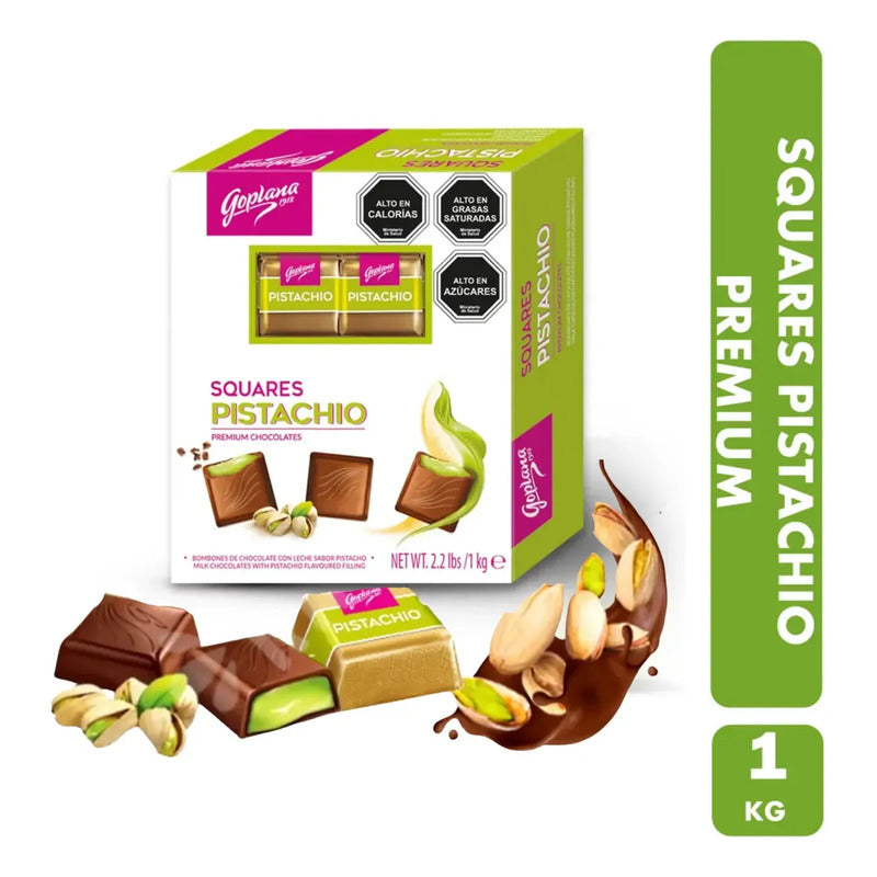 Bombones De Chocolate Sabor Pistacho Goplana (caja De 1 Kg)