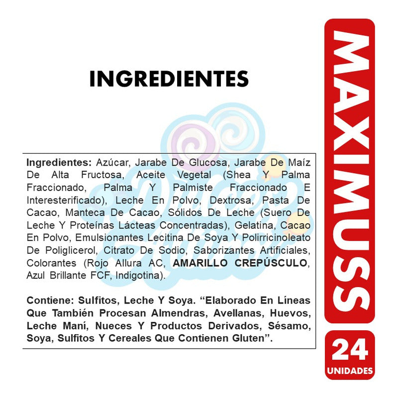 Maximuss - Marshmallows Bañados En Chocolate (24 Unidades)
