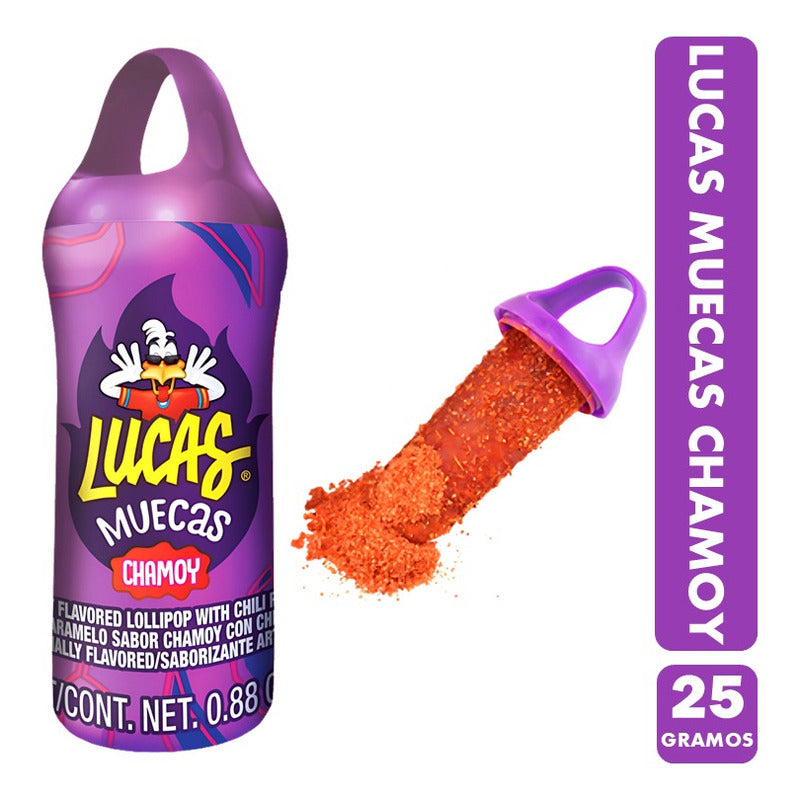 Lucas Muecas Chamoy - Paleta De Caramelo Mexicano (25 Gr)