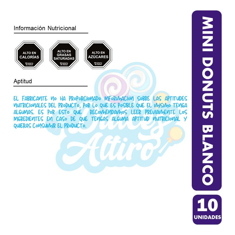 Galletas Mini Donuts Chocolate Blanco, Costa (pack De 10uni)