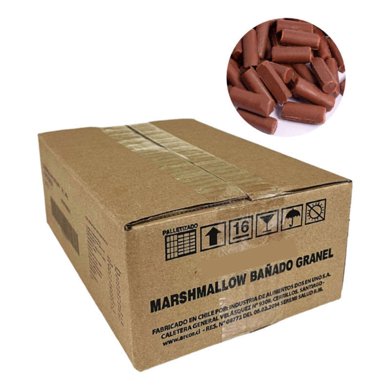 Marshmallow Tipo Cubanitos De Arcor (caja Con 600gr)