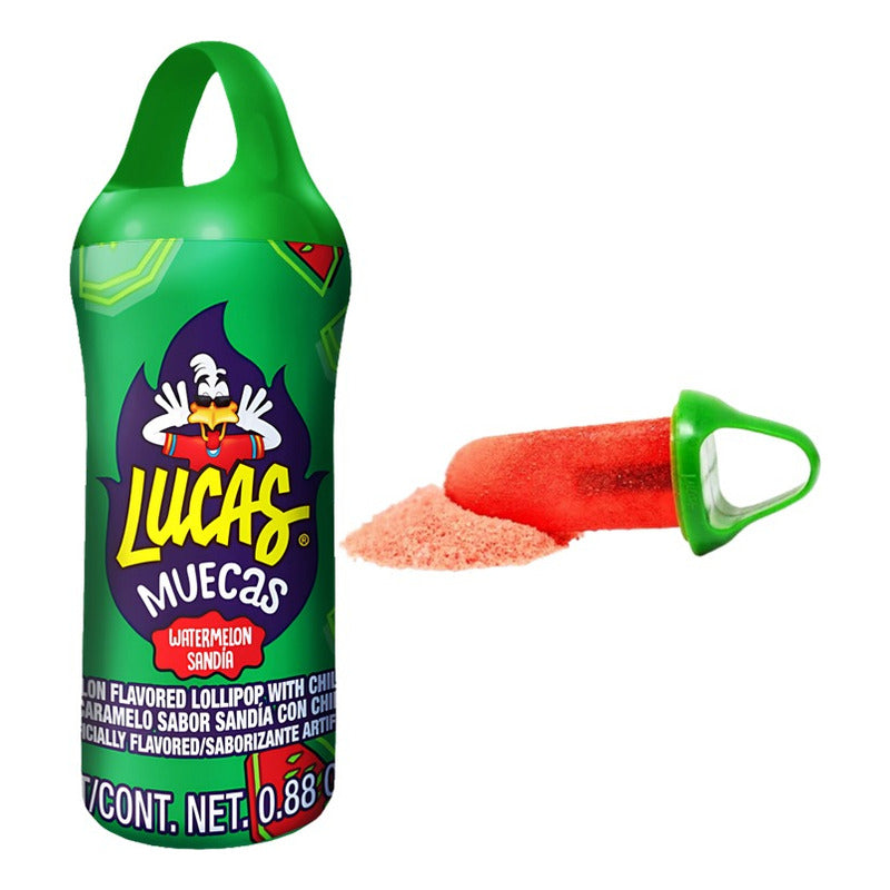 Lucas Muecas Sandía - Paleta De Caramelo Mexicano (25 Gr)