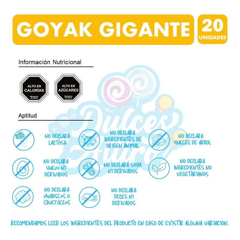 Coyack Gigante De Ambrosoli - Sabor Fresa (bolsa Con 20 Un)