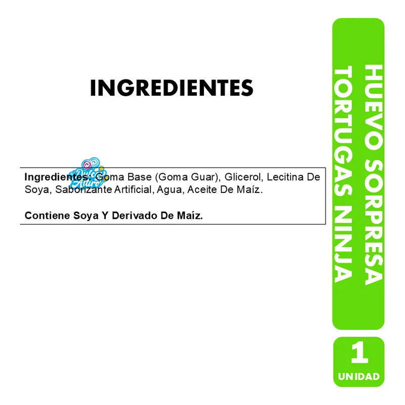 Huevo Para Pascua Tortugas Ninja Regalos Sorpresa (unitario)