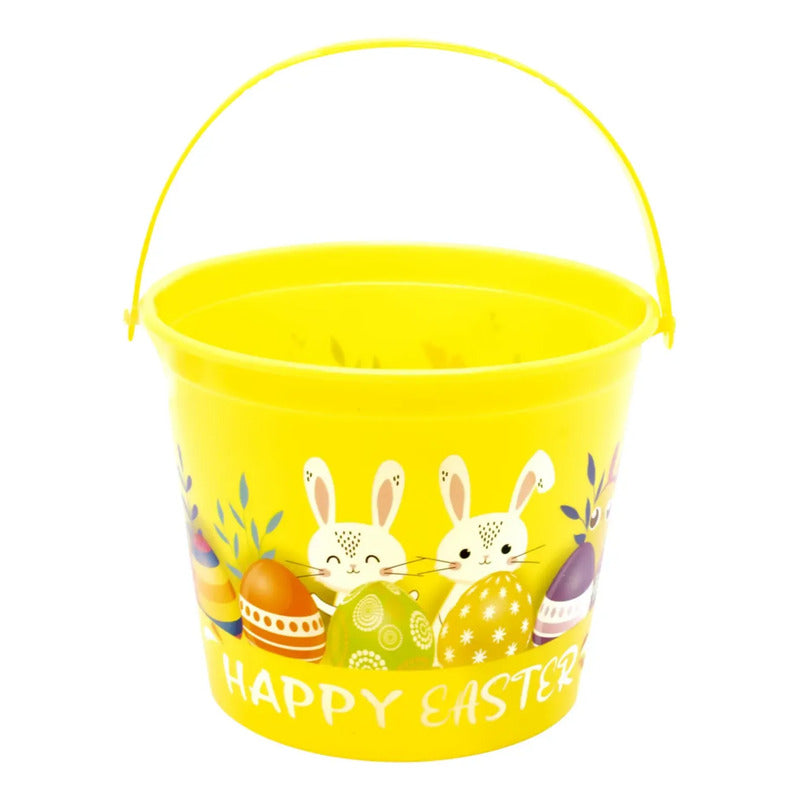 Canasta Especial Huevitos De Pascua - Color Amarillo