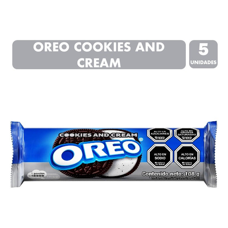 Galletas Oreo Cookies And Cream - Para Colación (pack 5 Uni)