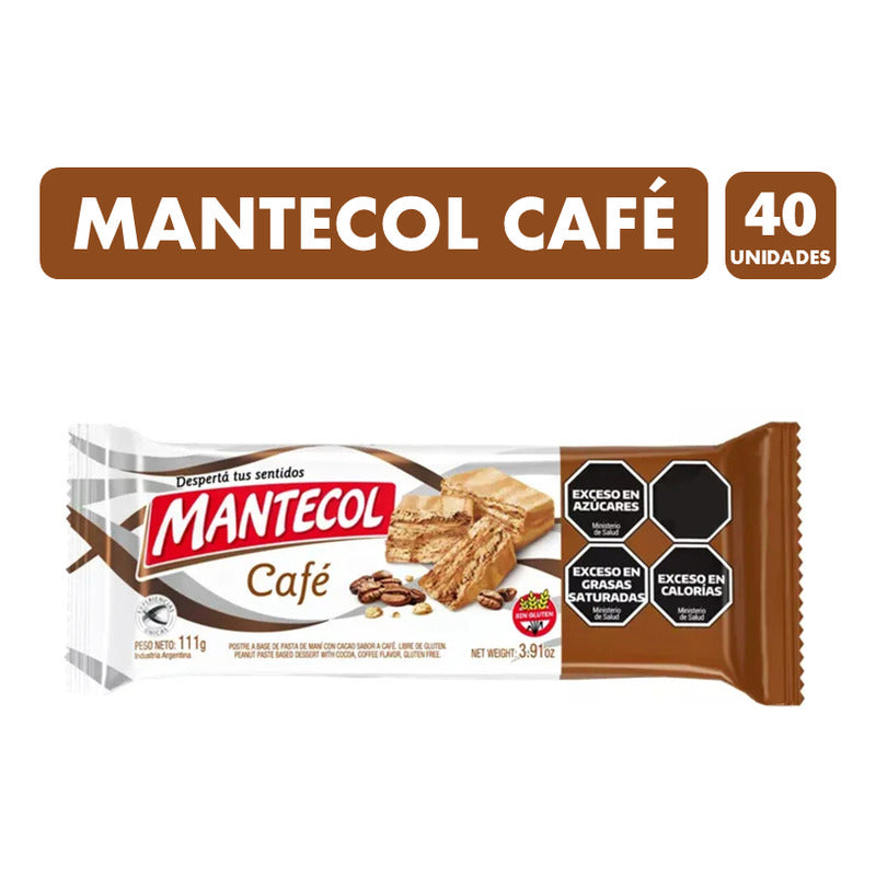 Mantecol Café 111 Gramos - Caja De 40 Unidades
