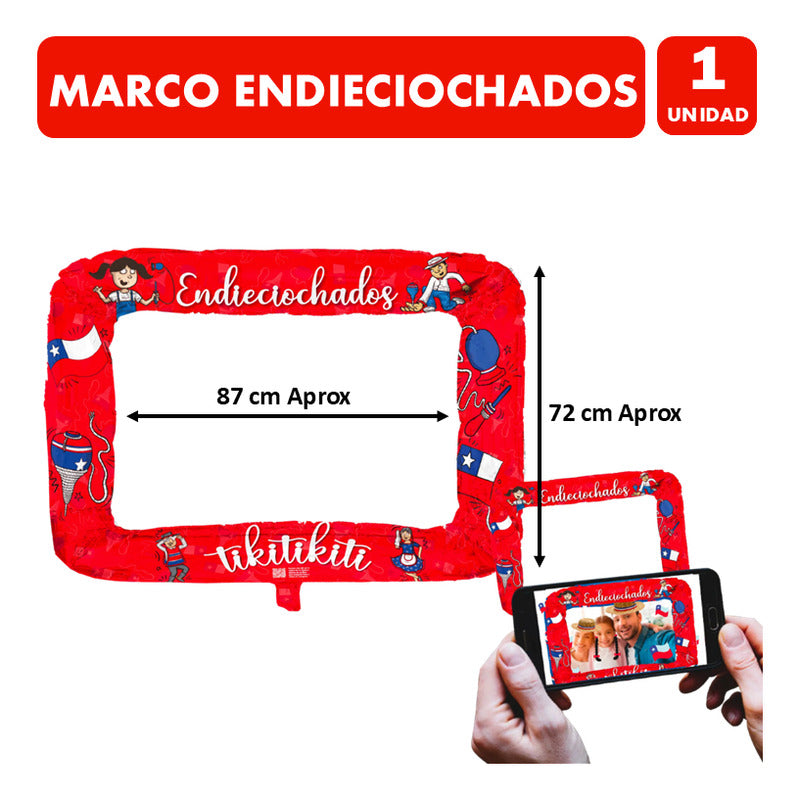 Marco Para Fotos Con Diseño De Fiestas Patrias (1 Unidad)