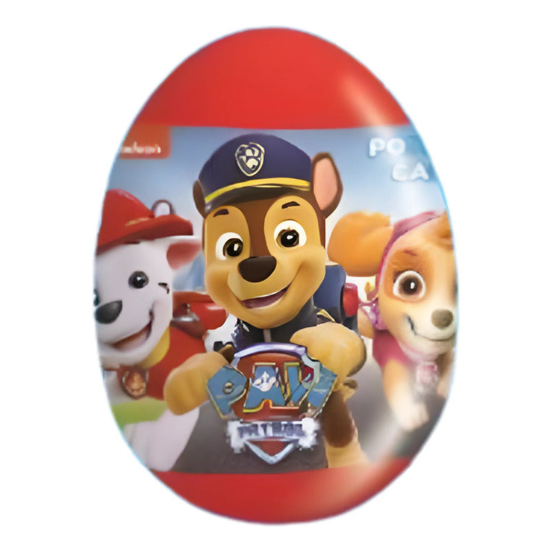 Huevo Sorpresa Paw Patrol Popping Candy Sin Azúcar