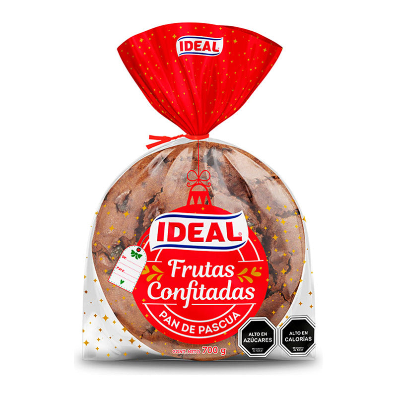 Pan De Pascua Ideal Con Frutas Confitadas (contiene 700 Gr)