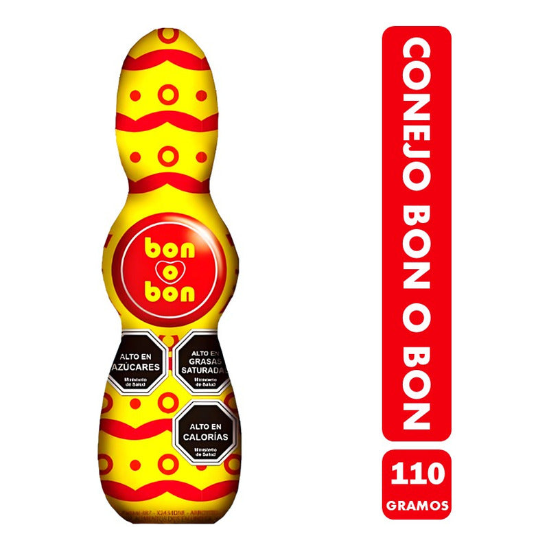 Conejo De Chocolate Bon O Bon - Especial Pascua (110 Gramos)