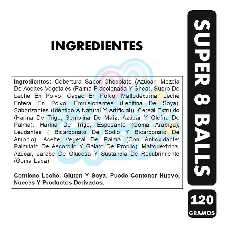 Chocolate Super 8 Balls De Nestlé - Formato Doypack (120 Gr)