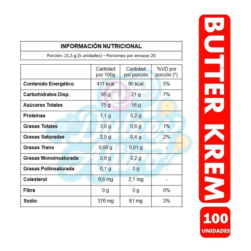 Caramelos Ambrosoli Butter Krem - (bolsa Con 100 Unidades).