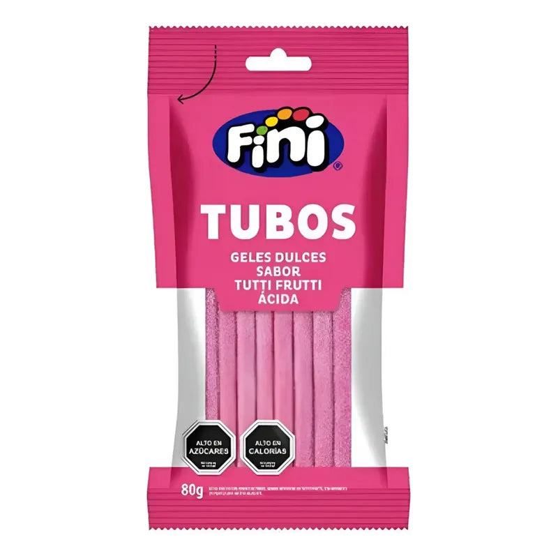 Gomitas Fini Tubos - Tutti Frutti Ácida (contiene 80g)