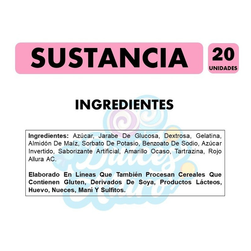 Sustancia X20 (bolsa De 20 Sustancias)