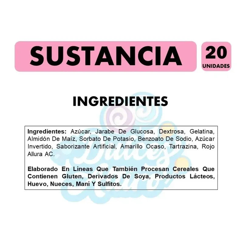 Sustancia X20 (bolsa De 20 Sustancias)