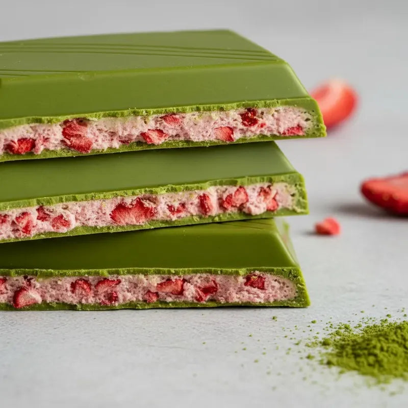 Dubai Matchico Strawberry Matcha Chocolate - Barra 95g