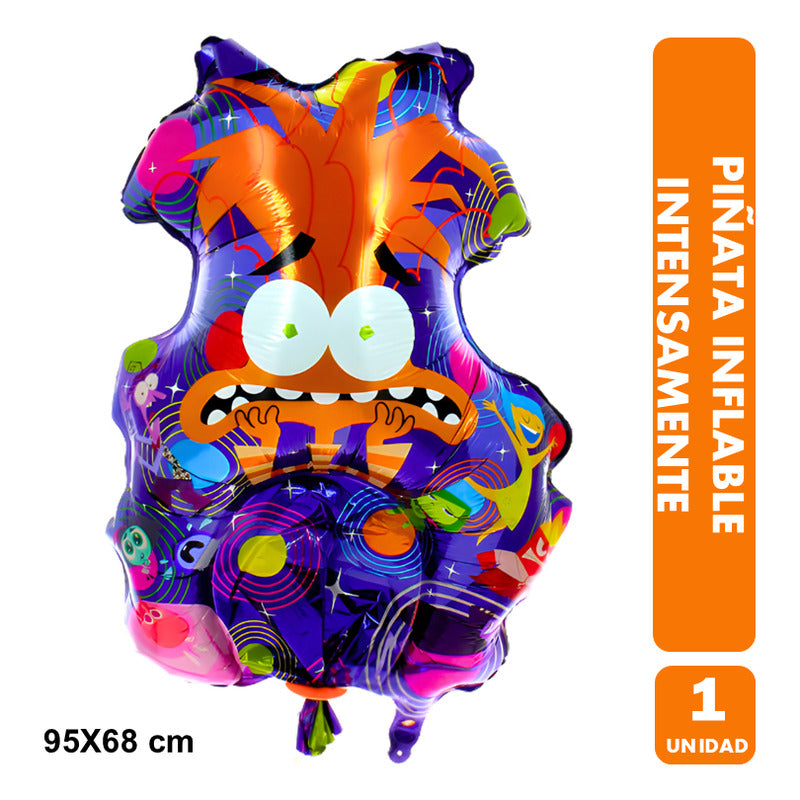 Piñata Inflable Para Cumpleaños Reutilizable Intensamente Multicolor Intensa-mente