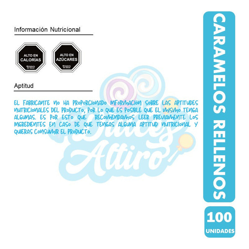 Caramelos Rellenos Sabores Frutales De Ambrosoli - (100 Un).