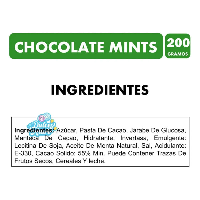 Caja De Chocolates Mints Menta - Marca Maitre Truffout 200g