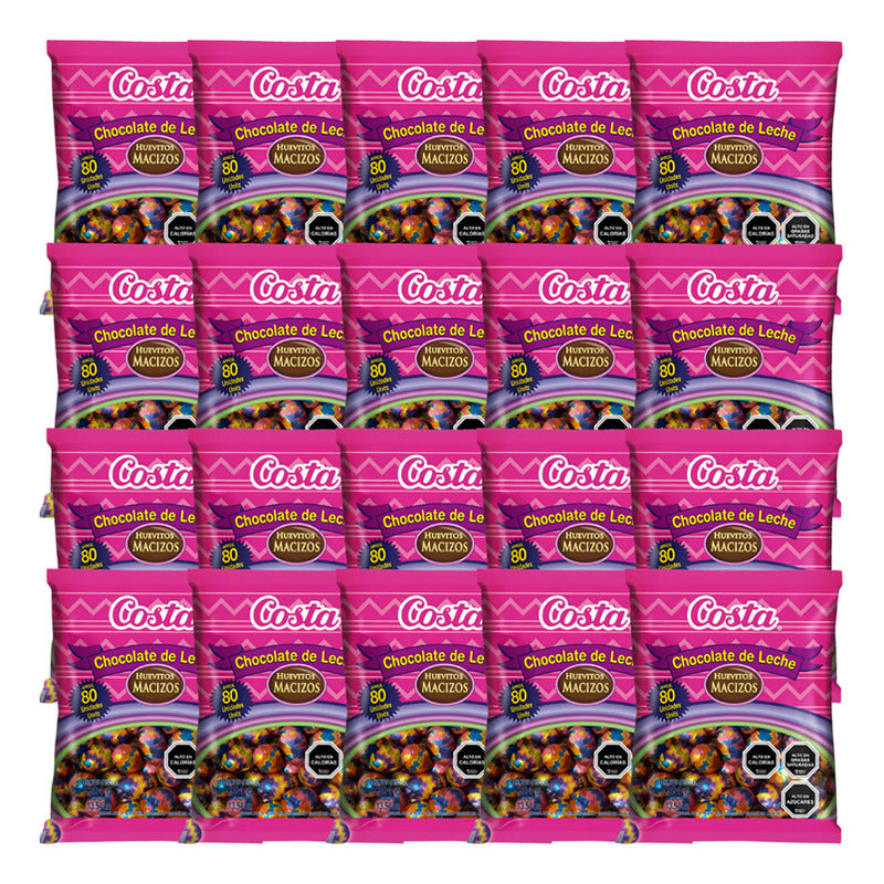 Bolsa Huevos De Pascua Costa Por Mayor De 80u (20 Bolsas)