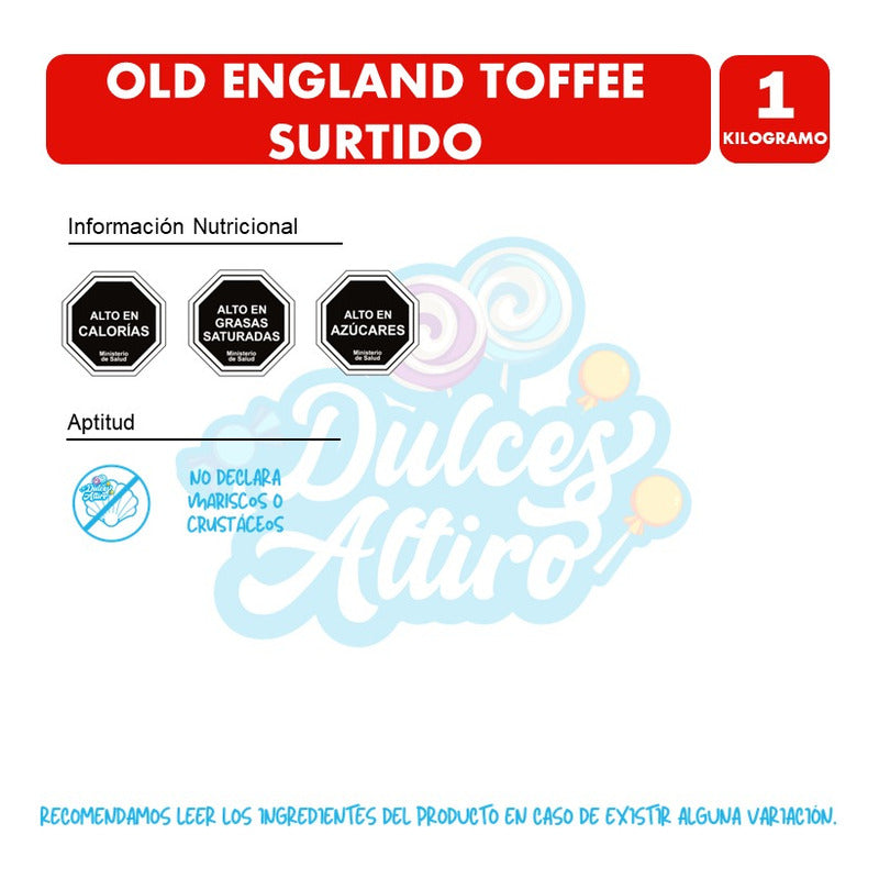 Old England Toffee Surtido - Ambrosoli (bolsa Con 1 Kg)