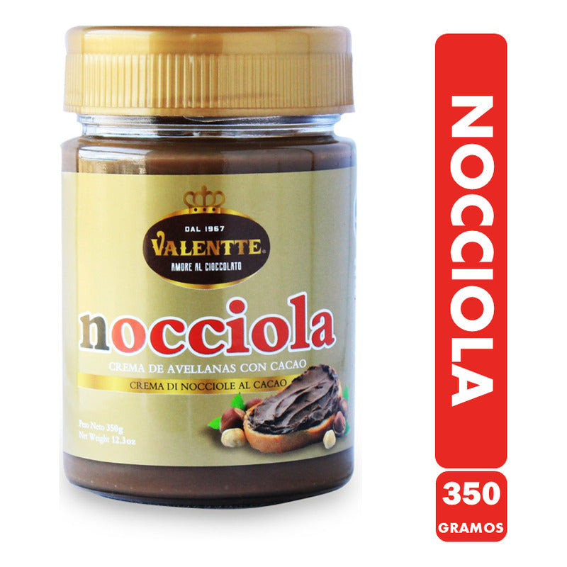 Crema De Avellanas Valentte - Nocciola (frasco Con 350 Gr)