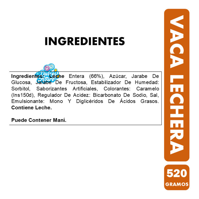 Vaca Lechera - Calugas De Arcor Sin Glúten (caja Con 70 Un)