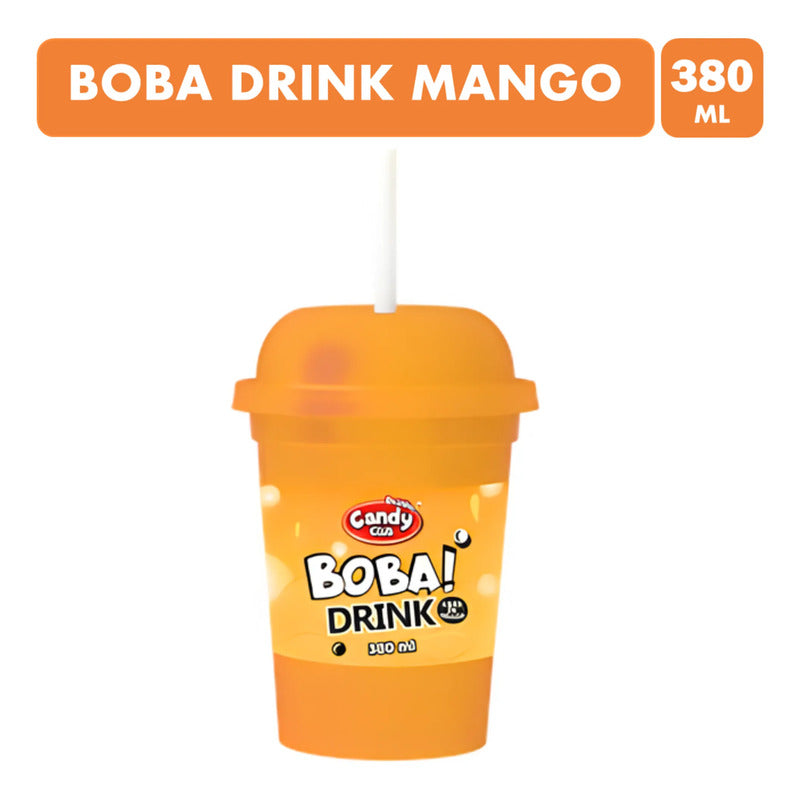 Boba Drink Bebida Con Pelotitas Explosivas - Sabor Mango