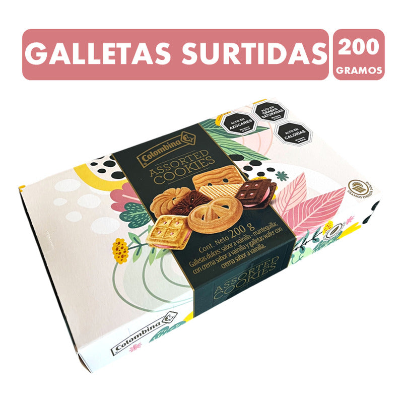 Galletas De Navidad Surtidas De Colombina - Contiene 200 Gr