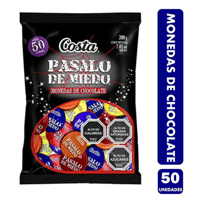Chocolates Halloween - Monedas De Chocolate (bolsa De 50)