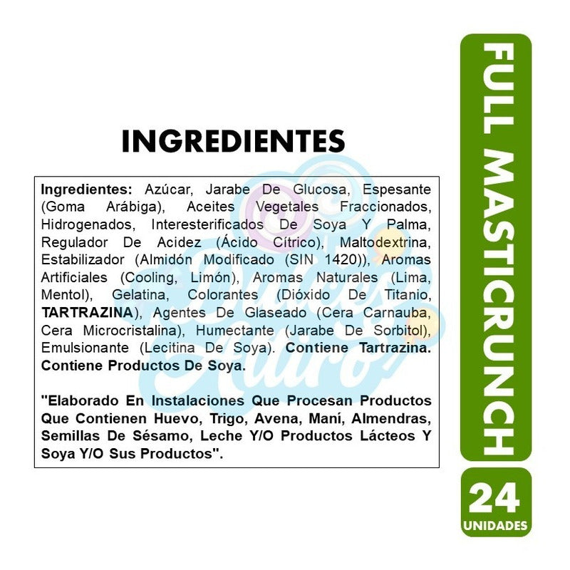 Masticables Full Masticrunch Display 24 Unidades 13,5gr