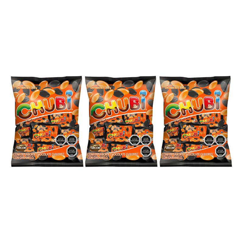 Dulces Para Halloween - Chubi Terrorífico (pack 3 Unidades)